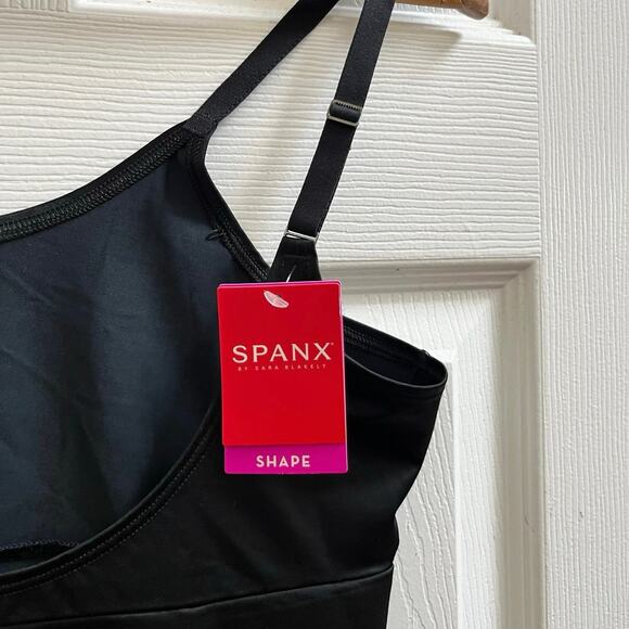 Spanx New Smart Grip Open Bust Full Slip Black Size XL Style 10178 Shapewear - Picture 5 of 12